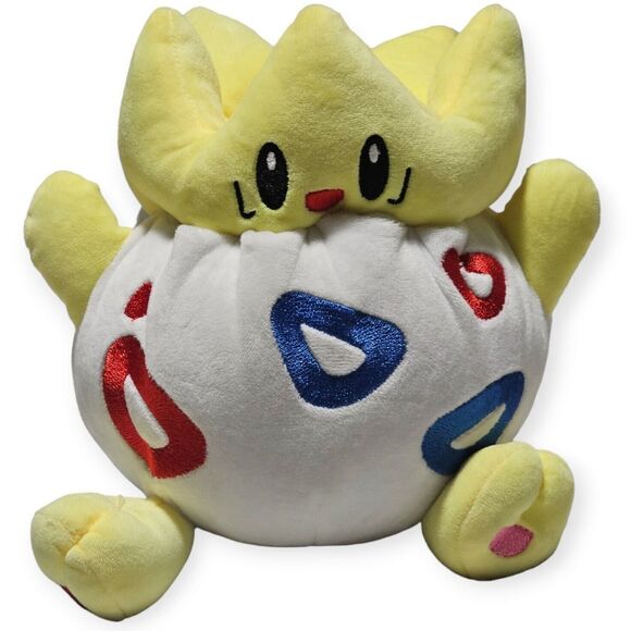 Pokemon Togepi Pokemon Center Japan Plush Johto Region 7" 2018 Rare - Picture 1 of 8